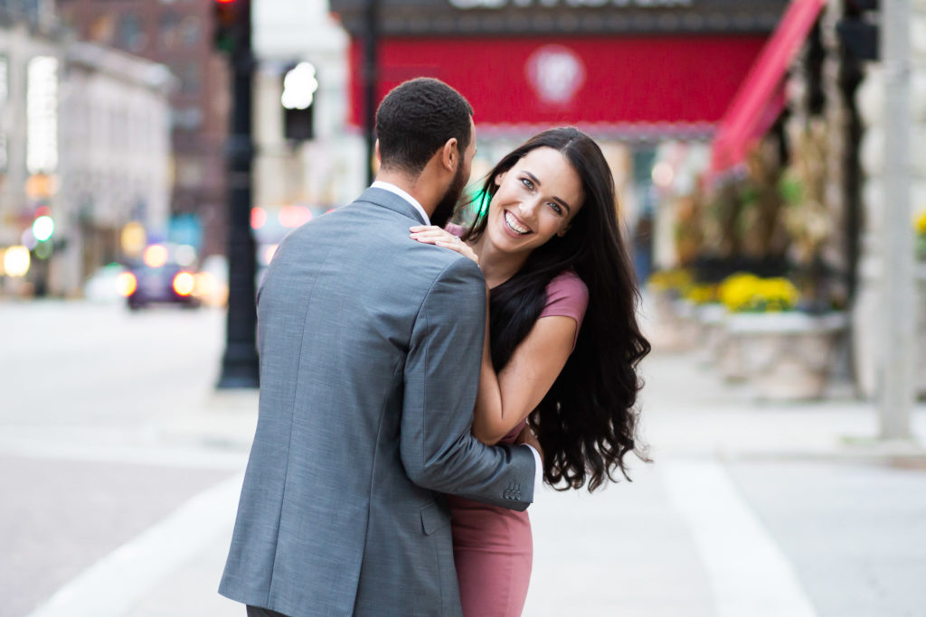 Downtown Milwaukee Engagement Session