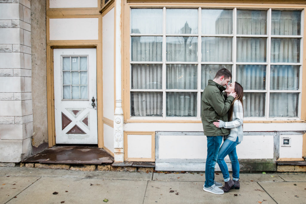 Engagement Session in Downtown Janesville