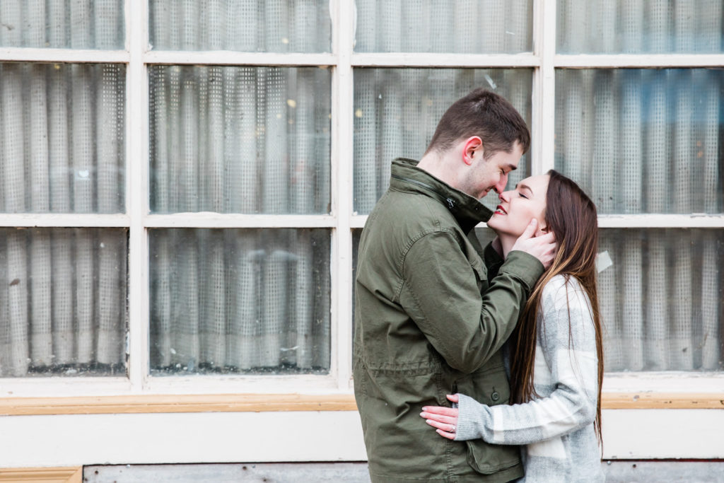 Gorgeous Engagement Session in Downtown Janesville, WI