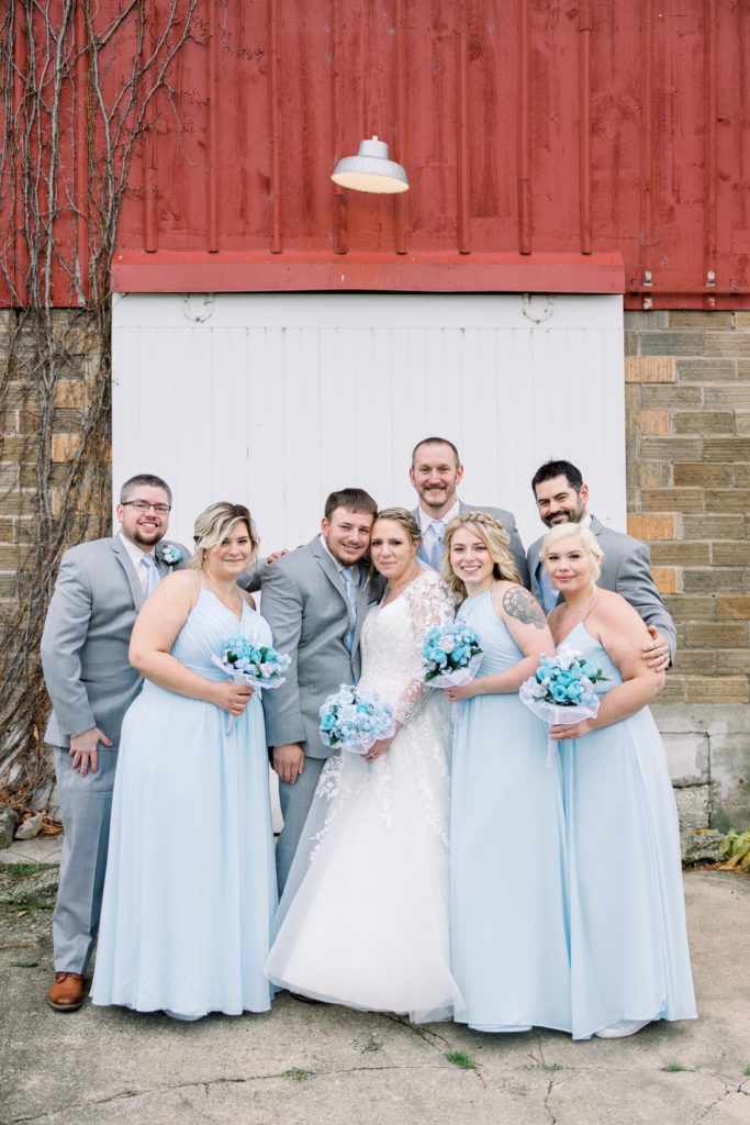 wedding at bennett barn
