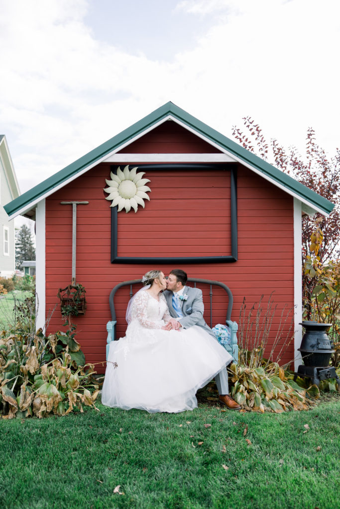 wedding at bennett barn 