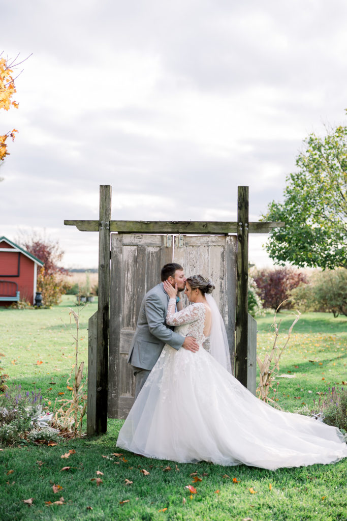 wedding at bennett barn 
