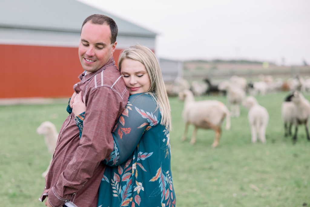 wisconsin farm engagement session