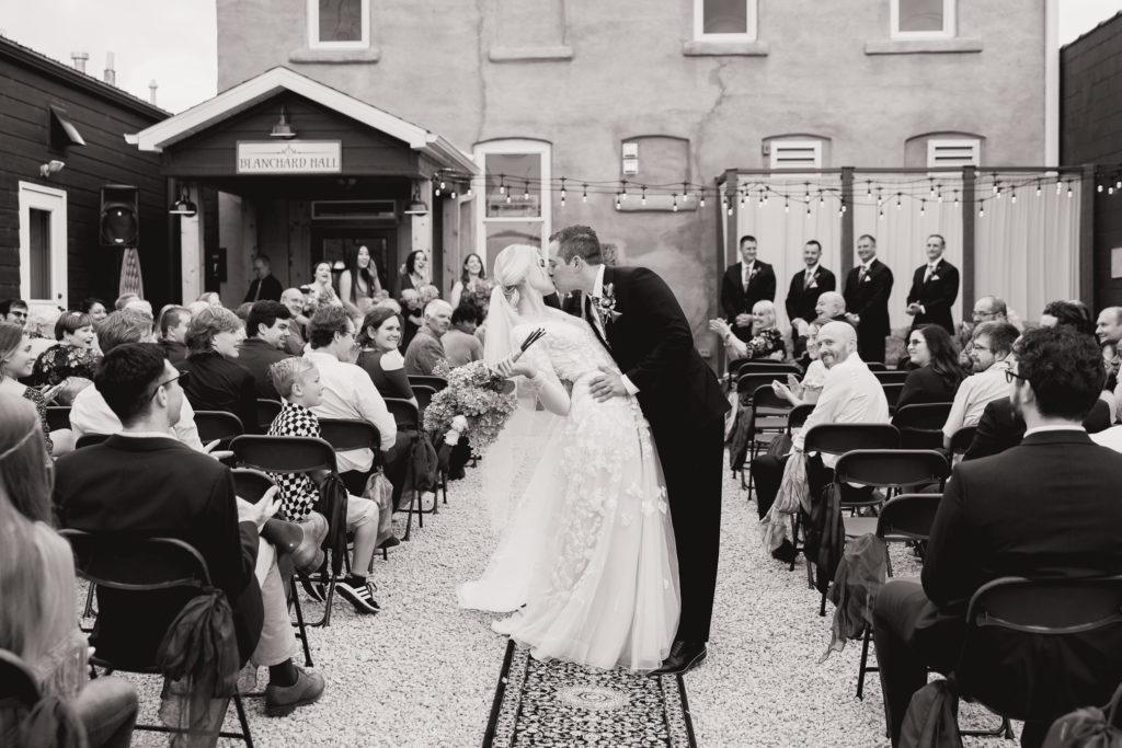 wedding at blanchard hall